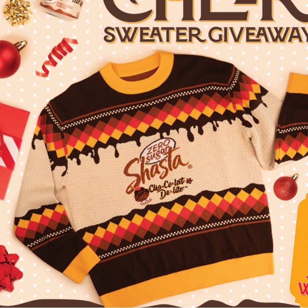 Shasta Men's vintage style Crewneck Sweater